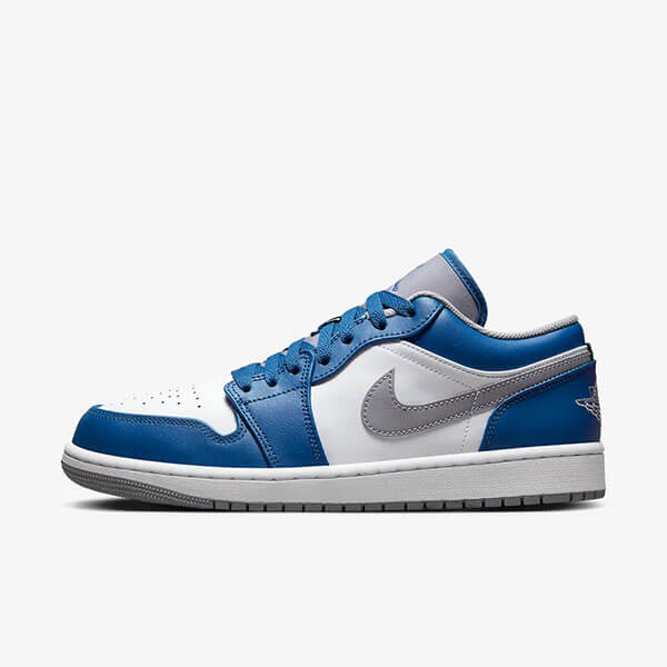 Nike Air Jordan 1 Low True Blue Kengät Naiset Miehet Suomi