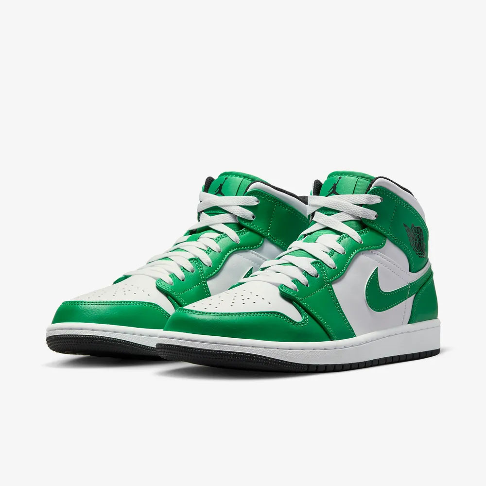 Nike Air Jordan 1 Mid Lucky Green Kengät Naiset Miehet Suomi